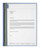 DURABLE Durabind®, cartellina per rilegatura rapida con punti metallici, 30 fogli, f.to A4, azzurro