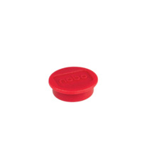 Magnet rund, 13 mm, 10 Stück, rot
