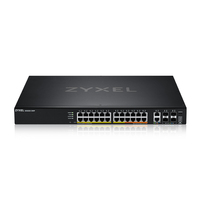 Zyxel XGS2220-30HP Zarządzany L3 Gigabit Ethernet (10/100/1000) Obsługa PoE Czarny