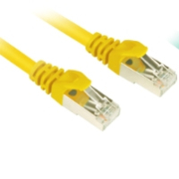 Sharkoon 1m Cat.6 S/FTP Netzwerkkabel Gelb Cat6 S/FTP (S-STP)