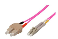 Tecline 1m 50/125 µm SC/LC InfiniBand/fibre optic cable OM4 Violet