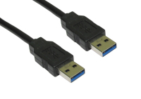 Cables Direct USB 3.0 A 5m USB cable USB 3.2 Gen 1 (3.1 Gen 1) USB A Black