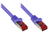 Alcasa 1m Cat6 S/FTP Netzwerkkabel Violett S/FTP (S-STP)