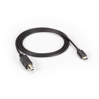 Black Box USBC2TYPEB-1M USB-kabel USB 3.2 Gen 1 (3.1 Gen 1) USB C USB B Zwart