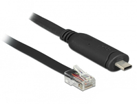 DeLOCK 63912 seriële kabel Zwart 2 m USB Type-C RJ45