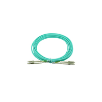 BlueOptics 050502K512000050M-BO Glasvezel kabel 50 m 2x LC LC/APC OM3 Aqua-kleur