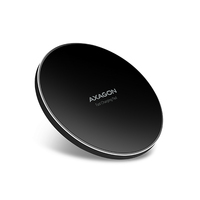 Axagon WDC-P10T chargeur d'appareils mobiles Téléphone portable, Smartphone, Tablette Noir USB Recharge sans fil Charge rapide Intérieure