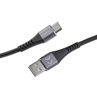 Intenso A315C USB-C Lade-/Datenkabel, 1,5m, Schnellladen bis 60 Watt, schwarz