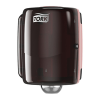 Tork 653008 distributeur de serviettes en papier Distributeur de papier-toilettes en rouleau Rouge
