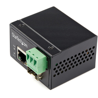 StarTech.com Media Converter fibra ottica a Ethernet - Convertitore industriale da fibra a rame 100 Mbps - SFP a RJ45/Cat6 - Fibra monomodale/multimodale a rete Ethernet -12-56V...