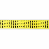 Brady 3410-7 öntapadós címke Téglalap alakú Tartós Fekete, Sárga 1950 dB