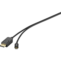 Renkforce RF-4538166 video kabel adapter 1,8 m DisplayPort USB Type-C Zwart