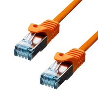 ProXtend 6ASFTP-003O Netzwerkkabel Orange 0,3 m Cat6a S/FTP (S-STP)