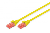ASSMANN Electronic DK-1617-020/Y hálózati kábel Sárga 2 M Cat6 U/UTP (UTP)