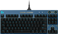 Logitech G PRO League of Legends Edition billentyűzet USB QWERTY Német Fekete, Kék, Arany