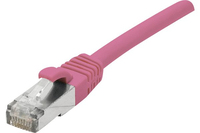 Dexlan 854378 netwerkkabel Roze 2 m Cat6a S/FTP (S-STP)