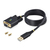 StarTech.com 1P3FFCNB-USB-SERIAL kabel równoległy Czarny 1 m USB Typu-A DB-9