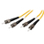 Tripp Lite N352-05M InfiniBand/fibre optic cable 5 M 2x ST OFNR Fekete, Sárga