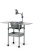 Nobo Overhead Projector Trolley with Folding Shelves