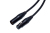 Contrik XLR - XLR 6m M/F Audio-Kabel XLR (3-pin) Schwarz