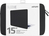 eSTUFF ES82251-BLACK laptoptas 39,1 cm (15.4") Opbergmap/sleeve Zwart