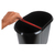 Helit H6103992 poubelle Ovale Plastique Noir, Rouge