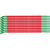 Brady SCN-09-RED soporte para manguito de identificación de conductor Rojo Nylon 300 pieza(s)