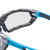 Uvex 9199680 Schutzbrille/Sicherheitsbrille Polycarbonat (PC) Schwarz, Blau