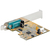 StarTech.com Carte Série PCI Express à 1 port - Carte d'Extension Série PCIe vers RS232 (DB9) - Adaptateur PCIe avec UART 16C1050, Supports Standard ou Profil Bas - Rétention CO...