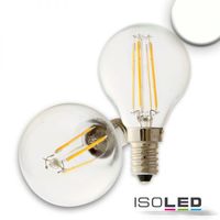illustrazione di prodotto - E14 LED Illu :: 4 W :: trasparente :: bianco neutro