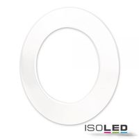 image de produit - Couverture aluminium ronde blanc mat pour spot encastrable SYS-68
