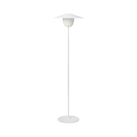 Mobile LED-Tischleuchte -ANI LAMP FLOOR- White, Ø 34 cm. Material: Aluminium