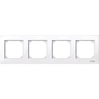 System M - Plaque quad plan blanc an timicrob (MTN515425)