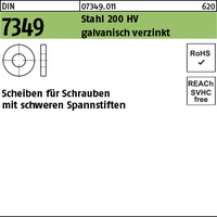 DIN 7349 Stahl 200 HV 4,3 galv. verzinkt gal Zn VE=S