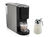 Set: 4in1 Kapselkaffeemaschine für Kapseln, Pads, Kaffeepulver & Milchkännchen