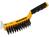 Carbon Steel Wire Brush Soft Grip with Scraper 300mm (12in) - 4 Row