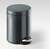 Durable Steel Pedal Bin 5L | Soft-Close Round Waste Bin | Charcoal Grey