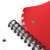 Oxford International B5 Polypropylen doppelspiralgebundenes Activebook, kariert 5 mm, 80 Blatt, grau, SCRIBZEE® kompatibel