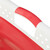 Relaxdays Faltbarer Wäschekorb mit Griffen, Kunststoff & Silikon, platzsparende Wäschewanne, HBT 27x61x45,5 cm, rot