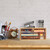 Relaxdays Make Up Organizer Bambus, 4 Schubladen, HBT: 11x23,5x15 cm, Schminkaufbewahrung & Schmuck, natur/transparent