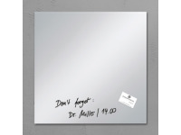 Glasmagneetbord Sigel Artverum 480x480x15mm spiegel
