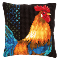 Cross Stitch Kit: Cushion: Rooster