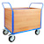 Platform Truck with Veneer Sides and Ends - Small Platform (1000 x 700 mm) - 2 Ends