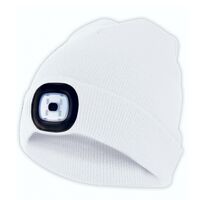 Velamp CAP09 LED Mütze weiß