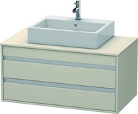 DURAVIT KT665509191 Waschtischunterbau KETHO 550x1000x496mm taupe taupe