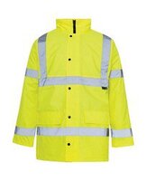 High Visibility Standard Parka With 2-Way Zip Fastening Large Yellow