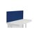 Jemini Blue 1200mm Straight Desk Screen (Dimensions: 1200mm x 28mm x 400mm) KF78978