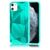 NALIA Handyhülle für iPhone 11 Hülle, Reflektierende Diamant Schutzhülle Cover Türkis
