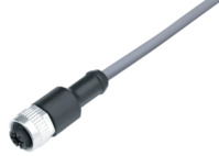 Sensor-Aktor Kabel, M12-Kabeldose, gerade auf offenes Ende, 5-polig, 5 m, PVC, g