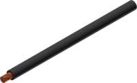 PVC-Schaltlitze, hochflexibel, FlexiStrom, 4,0 mm², AWG 12, schwarz, Außen-Ø 4,8